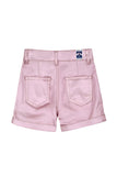 Molly Bracken Pink Metallic Cuffed Shorts
