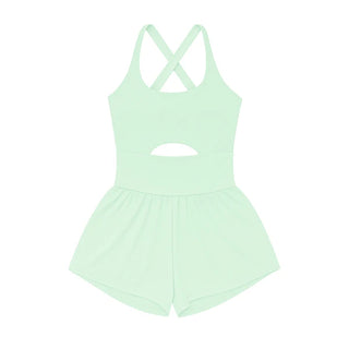 Belle Cher Haddie Romper - Mint Green