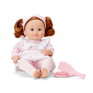 My Little Girl® Polka Dot Pinafore Doll, Light Skin Tone