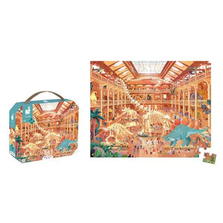 Janod Natural History Museum 100Pc Suitcase Puzzle