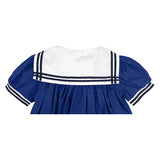 Petit Ami Nautical Sailor Dress - Navy