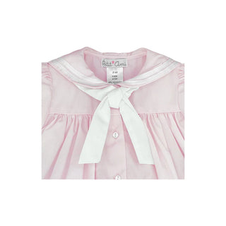 Petit Ami Nautical Sailor Dress - Pink