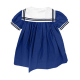 Petit Ami Nautical Sailor Dress - Navy