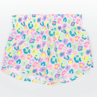 Azarhia Athleisure Neon Leopard Print Steph Shorts