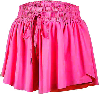 Azarhia Butterfly Shorts - Neon Pink