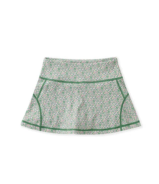 Swoon Kids Olive Ditsy Floral Tennis Skirt