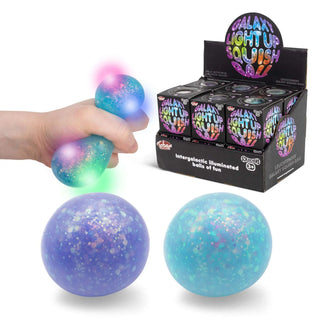 Scrunchems Galaxy Light  Up Squish Ball Sensory Stress Toy