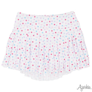Azarhia Mini Pleat Skort - Pastel Stars