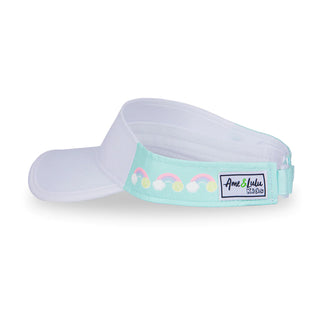 Little Love Tennis Visor - Pastel Rainbow