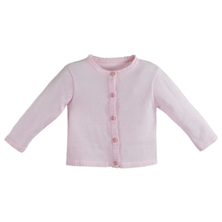 Petit Ami Classics Scalloped Sweater - Light Pink