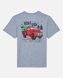 GOAT USA Gray Pick Up Tree T-Shirt