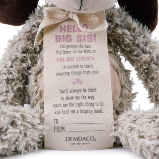 Gift From the New Kid: Big Sister Plush Puppy