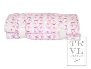 TRVL Rest Up! Nap Mat - Pink Puppy Love