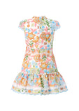 Marlo Kids Piper Embroidered Mini Dress