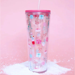 Mary Square Oh What Fun Tumbler - Pastel Nutcracker