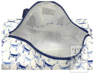 TRVL Weekender Duffel Bag - Blue Puppy Love