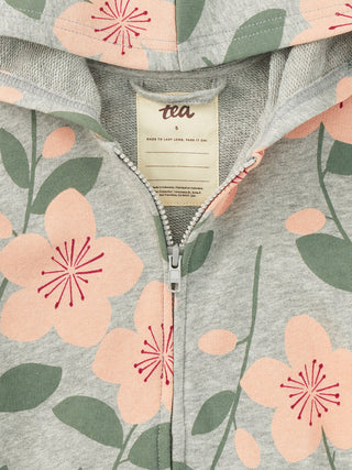 Tea Collection Plum Blossom Easy Fit Hoodie