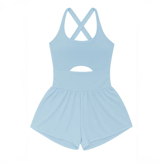 Belle Cher Haddie Romper - Blue