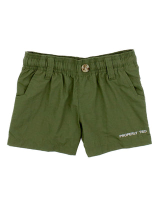 Properly Tied Mallard Olive Shorts