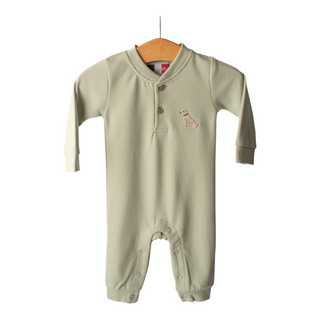 Boys Knit Romper - Puppy