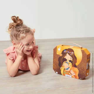 Janod Inspired by Klimt 100Pc Suitcase Puzzle