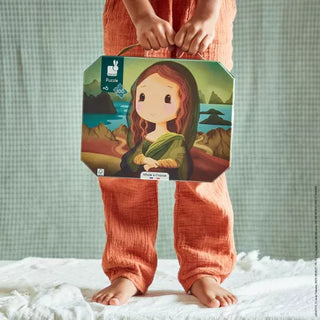 Janod Inspired by Leonardo Da Vinci 100Pc Suitcase Puzzle