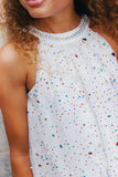 Lola and the Boys Rainbow Crystal Gem Dress