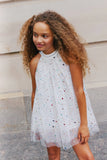 Lola and the Boys Rainbow Crystal Gem Dress