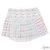 Azarhia Mini Pleat Skort - Lightning Bolt