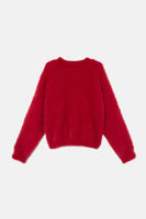 Compania Fantastica Fuzzy Sweater - Red