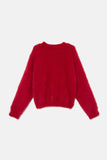 Compania Fantastica Fuzzy Sweater - Red