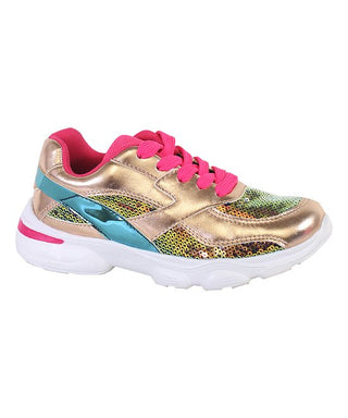 Krazy Kicks Sneakers-Rose Gold