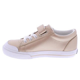 Footmates Leather Sneaker- Reese - Rose Gold