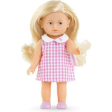 Mini Corolline Rosy Doll - Pink Gingham