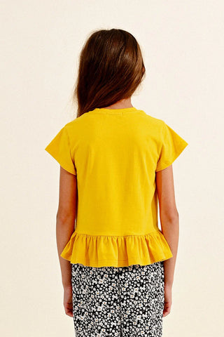 Molly Bracken Ruffle Knit Top - Mango