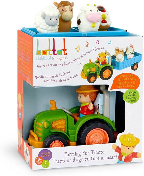 Lights & Sounds Farming Fun Tractor With Animals