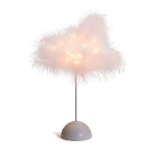 Pink Feather Lamp