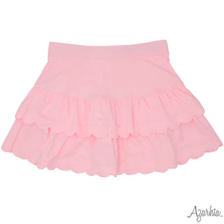 Azarhia Scalloped Skort - Light Pink
