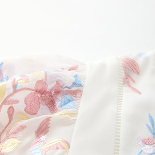 Marlo Kids Scarlett Embroidered Mini Dress