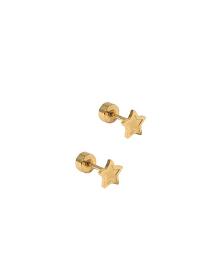 Linny Co. Screwback Stud Earrings - Lennon Star