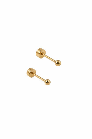 Linny Co. Screwback Stud Earrings - Micro Evelyn