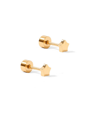 Linny Co. Screwback Stud Earrings - Stella Star