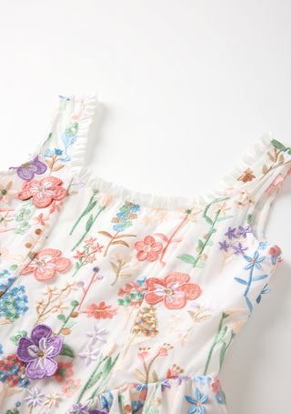 Marlo Kids Serena Embroidered Mini Dress