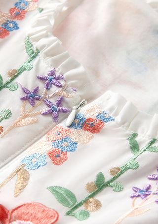 Marlo Kids Serena Embroidered Mini Dress