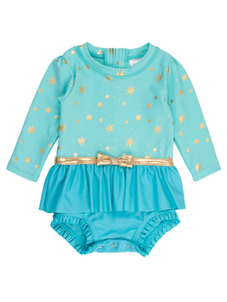Genie Princess Long Sleeve Skirted One Piece