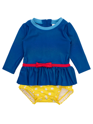 Apple Princess Long Sleeve Skirted One Piece
