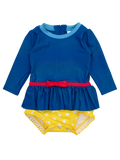 Apple Princess Long Sleeve Skirted One Piece