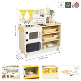 Shiny Grandma Large Wooden Toy Kitchen