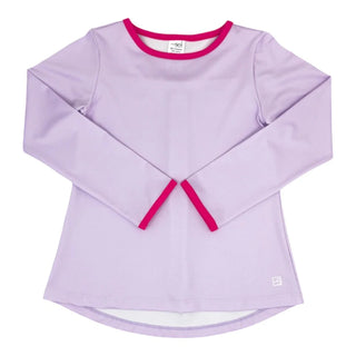 Set Athleisure Taylor Long Sleeved Tee - Petal Purple/Power Pink