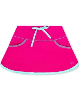 Set Fashions Tiffany Skort - Pink Petals/Totally Turquoise